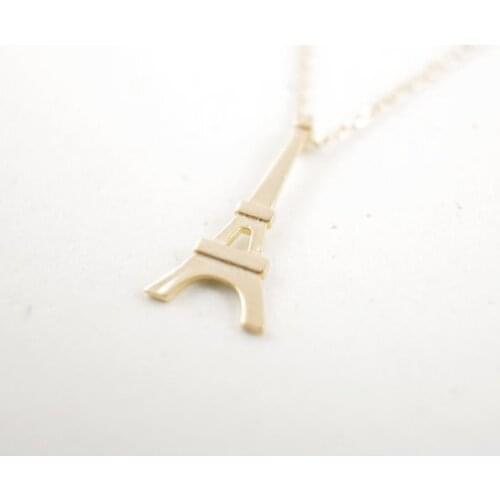 Fashion Tower Necklace Pendant Necklace for women Architectural necklace