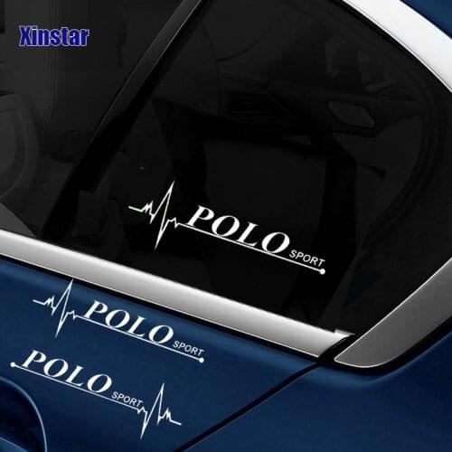 2pcs Decal Sticker car windows sticker for volkswagen polo