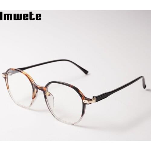 Imwete Retro Round Frame Women Reading Glasses Men Fashion Hyperopia Eyeglasses Mobile Computer HD Viewing Eyewear+1.0 +1.5 +2.0