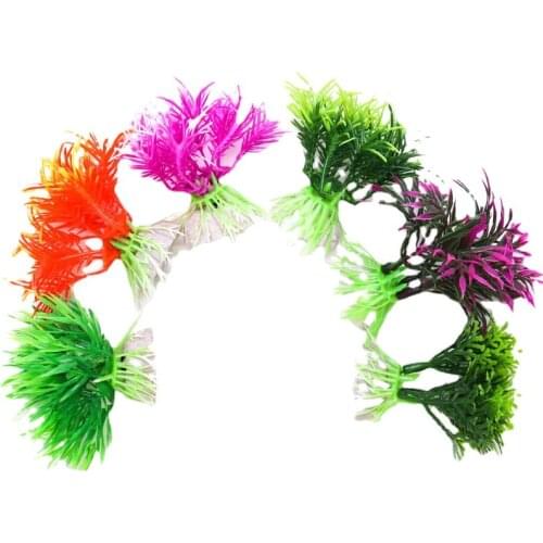 Plastic Fish Tank Decoration Water Plant Simulation Mini Simulated Aquatic Weed Aquarium Accessories Fish Tank Decorations