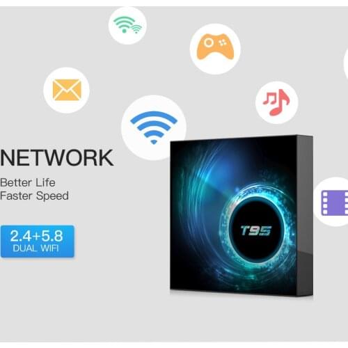 2021 Smart T95 Set-top Box Quad Core 5G Wifi 2+16GB 4+32GB 4+64GB H616 HD 6K Network Player Android 10.0 TV BOX Media Player