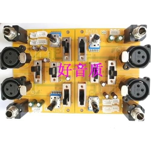 Assembled Full Frequency Dual Channel Balanced Input BTL Bridge HiFi Preamplifier Board