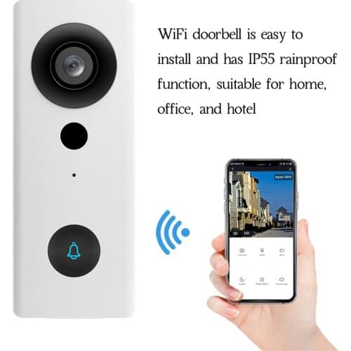 Tuya Video Doorbell WiFi 1080P HD Chime Smart Home DIY Need Wiring Intercom Phone Call View Waterproof Security Door Bell Camera