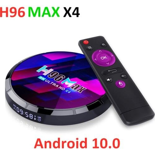 2023 New Android 10 Tv Box H96 Max X4 Set Top Box 5G WiFi 8K TVBOX 4GB RAM 64GB ROM BT MX3 Voice Smart H96Max Media Player