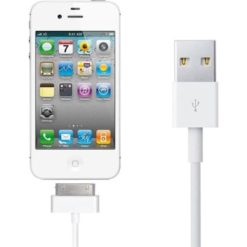 Charging Cable for Iphone 4 4s Ipod Nano Ipad 2 3 Iphone4s 30pin Data Cable Charger Cable Usb Charging Cavo Chargeur Cable
