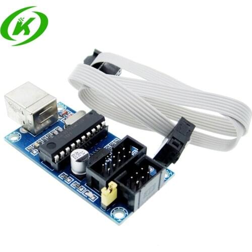 1Set USBTiny USBtinyISP AVR ISP Programmer Bootloader For Meag2560 UNO R3 With 10pin Programming Cable