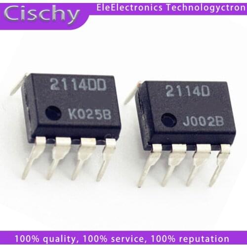 10pcs NJM2114D DIP-8 NJM2114 DIP 2114D DIP8 NJM2114M NJM2114 2114 SOP-8