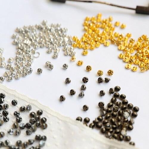 20PCS 5mm wide Silver Gold Button Lace accessories Diy Craft