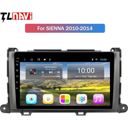 2G RAM 9 inch Android 9 Full Touch car navigation and entertainment system for Toyota Sienna 2010-2014