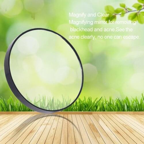 5/10X Portable Women Pores Acne Magnifying Mirror Makeup Glass with Suction Cup Two types to choose from: 5 magnification and 10