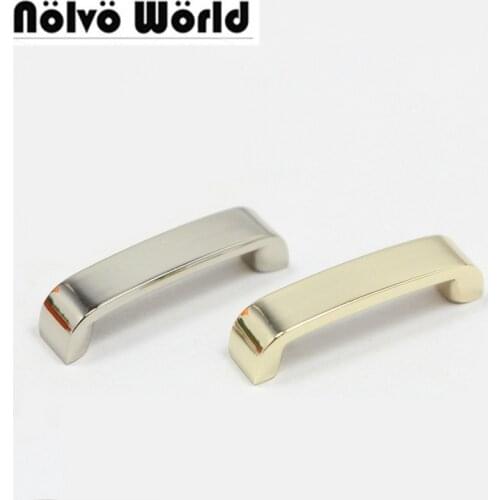 50pcs 4 colors inside 2.5cm 1 inch width DIY handbag metal accessory,wide edge arch bridge connector hanger
