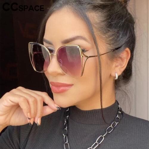 53669 Cat Eye Metal Ladies Sunglasses Decorative Elegant Womens Shades UV400