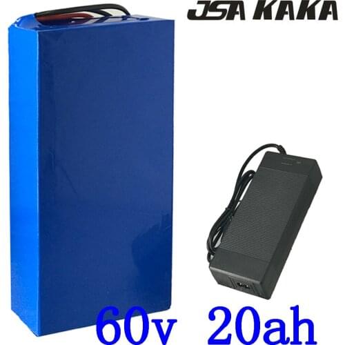 60V Lithium Ebike Battery 60V 20AH Electric Bike Battery 60V 20AH Electric Scooter Battery for 60V 1000W 1500W 2000W 2500W Motor