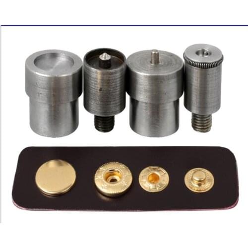 Free Shipping 633 831 655 metal snap button Poppers Hand mould Die set for Green Hand press clinching machine