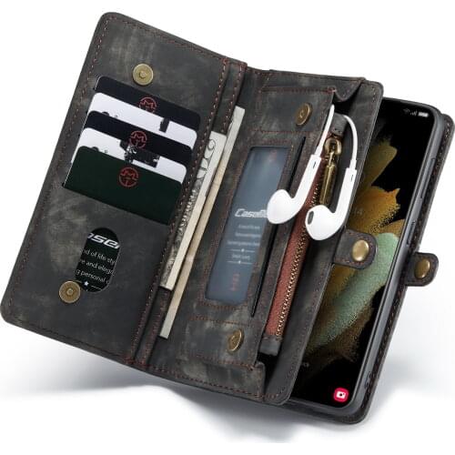 Phone Case For Samsung Galaxy Note10 S8 S9 S10 Plus S10E Note 10+ 10 9 8 Case Multi-functional Wallet Leather Magnet Back Cover