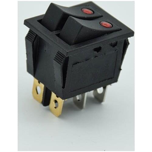 Two gang switch Rocker switch belt cat-eye switch double switch
