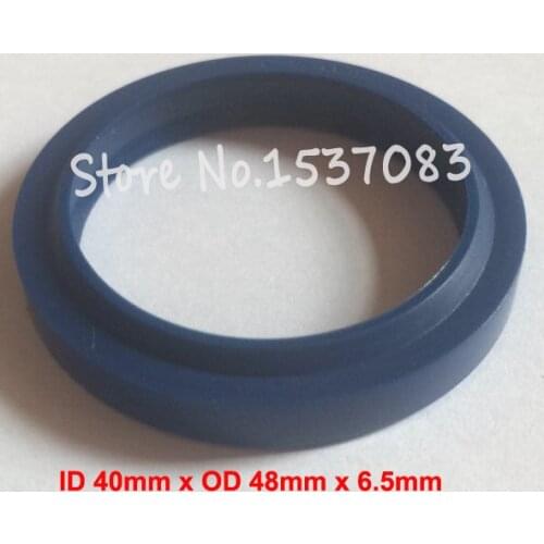 Hydraulic ram oil seal wiper seal polyurethane PU o-ring o ring 40mm x 48mm x 5mm x 6.5mm