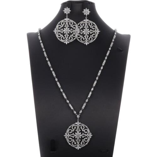 Janekelly pcs Bridal Zirconia Full Jewelry Sets For Women Party, Luxury Dubai Nigeria CZ Crystal Wedding Jewelry Sets