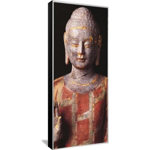 BANMU canvas painting Wall Art Gray 1 Panel Modern Large Oil Style Buddha Wall Print on Canvas Home Living Room DecorationsFA043