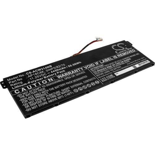 Cameron sino battery for Acer Aspire 5 A514-52-58U3, Chromebook 314 C933, Chromebook 314 C933-C0FR, Chromebook 314 C933-C2QR