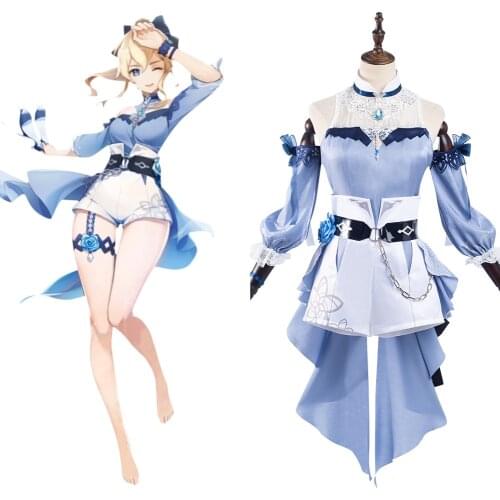Genshin Impact Qin Cosplay Costume Swimwear Outfits Halloween Carnival Suit