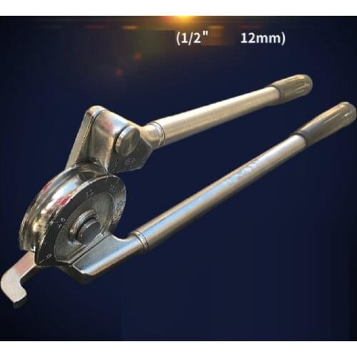 12MM (1/2") copper pipe, aluminum, soft iron tube hand bender manual bending machine tool auto truck repairing hand hardware