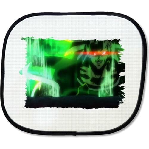 MERCHANDMANIA sun visor DRAGON BALL SUPER BROLY furious side windows car accessory flexible gift custom offer
