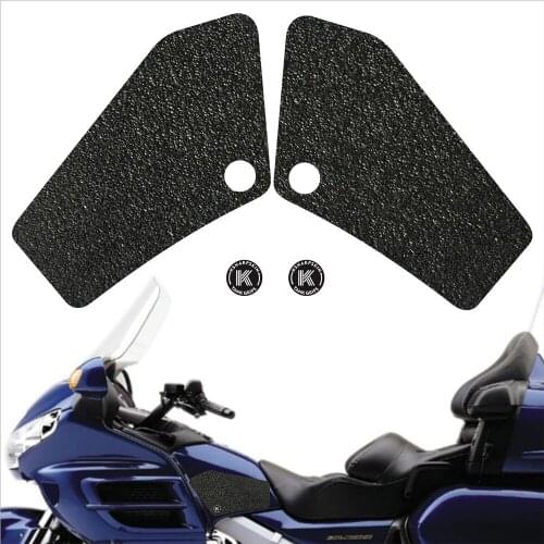 Motorcycle fuel tank pad tank grip protection sticker KSHARPSKIN knee grip side applique for HONDA 2001-2010 GOLDWING