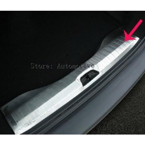 High quality stainless steel internal Rear bumper Protector Sill For 2014 2015 2016 2017 for Peugeot 2008
