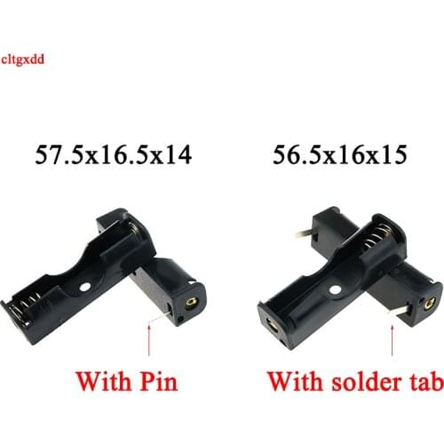 1Pcs Single Slot AA Battery Holder Spring Case Box Clip With Pin Connecting Solder for 1.5V AA Batteries Power Supply Drop