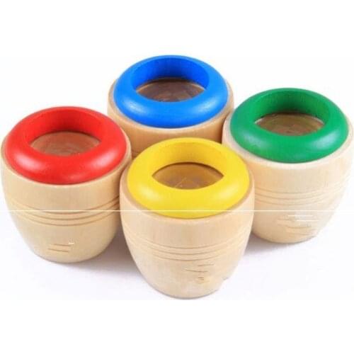 1PC Wood Bee-eye Interesting Effect Magic Kaleidoscope Explore Baby Kids Children Learning Educational Puzzle Wood Craft MQ 004