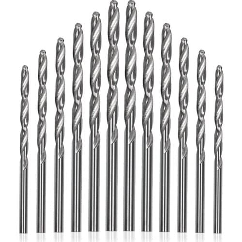 Round shank twist drill high speed steel titanium plated twist drill bit 10PCS/bit