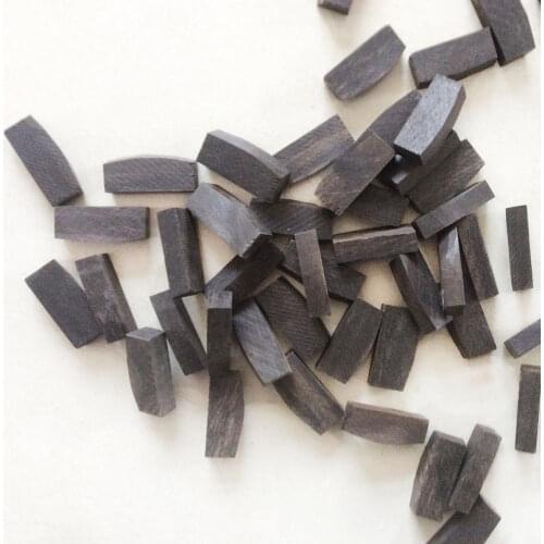 10pcs Violin Nut String Nut Natural Ebony Wood Good Quality 3/4 4/4 Violin Parts Accessories