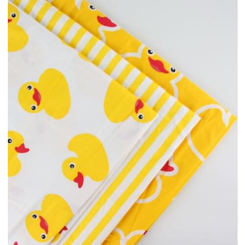 158cm x half meter Duck Print 100% Cotton Fabric for Sewing Tilda Doll Cloth DIY Quilting Patchwork Tissue Textile