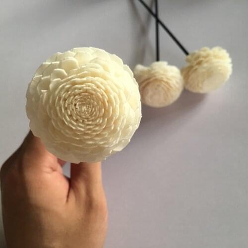 3pcs Daisy Flower Rattan Reeds Fragrance Diffuser Non-fire Replacement Refill Sticks Home Decoration Room Aromatic Incense