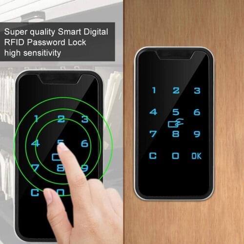 953M1 Smart Anti Theft Password Lock Touch Keypad Zinc Alloy Cabinet Security Digital Battery Powered Drawers Durable Electronic