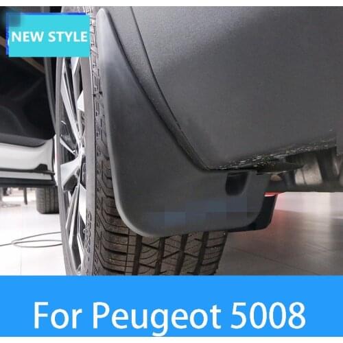 For Peugeot 5008 2017-2019 Mudflaps Splash Guards Mud Flap Splasher Car Mudguards Fender Auto Accessories 4pcs/set