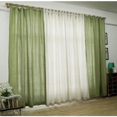 CZH Linens Curtains In The Living Room On The Window