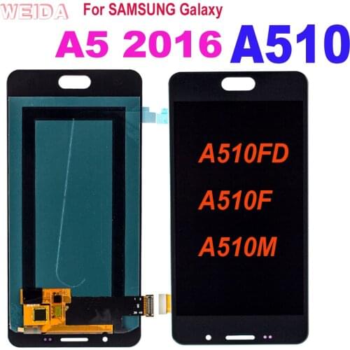 For Samsung Galaxy A5 2016 A510 A510FD A510F A510M LCD Display Touch Screen Digitizer Assembly Replacement for Samsung A510 LCD