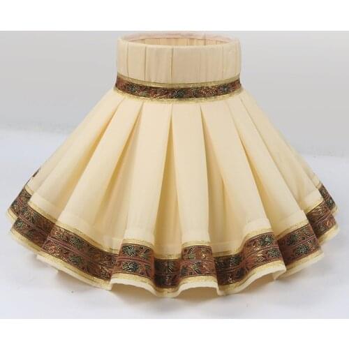 E27 Art Deco Lamp shade for table lamp floor lamp shade fabric yellow lampshades modern style lamp cover