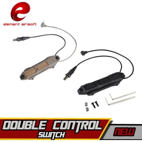 Element Tactical 20mm Mount Double Control Switch for IR green laser PEQ-15 DBAL-D2 softair weapon arma wapens waffen fleshlight