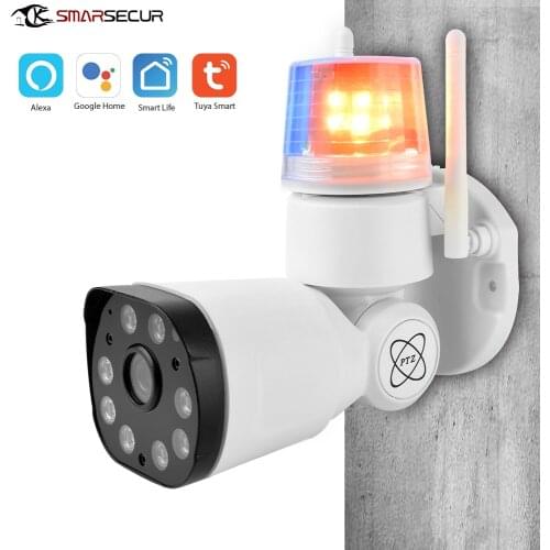 Tuya Smart Life Cloud Wireless Wifi IP Outdoor Camera 2MP Intelligent Auto Tracking Of Human1080P IP66 Waterproof