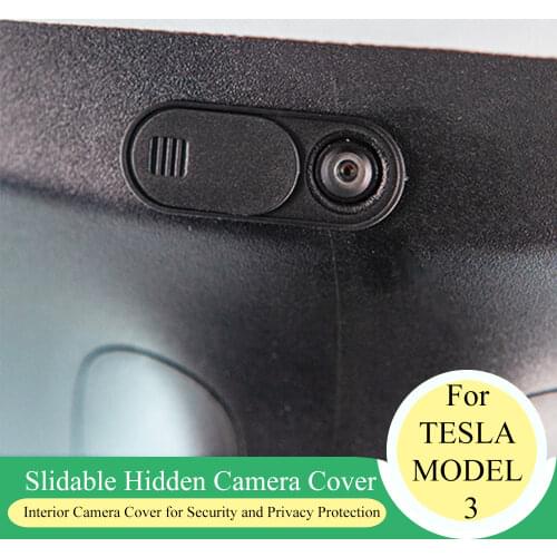 Car Camera Webcam Cover Durable Thin Car Camera Privacy Protection Shield Universal for Tesla Model 3