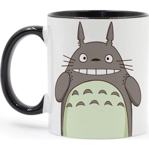 Cute Totoro Coffee Mug 11oz Ceramic Milk Cup Creative DIY Mug Friends Birthday Gift