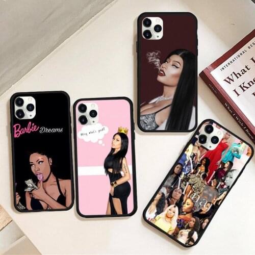 Nicki Minaj Phone Case Rubber for iPhone 12 pro max mini 11 pro XS MAX 8 7 6 6S Plus X 5S SE 2020 XR cover