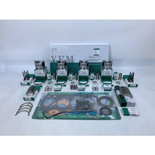 New Aftermaket Engine Part V1405 Engine Overhual Kit With Piston Rings Bearing Valves Cylinder Gaskets For Kubota