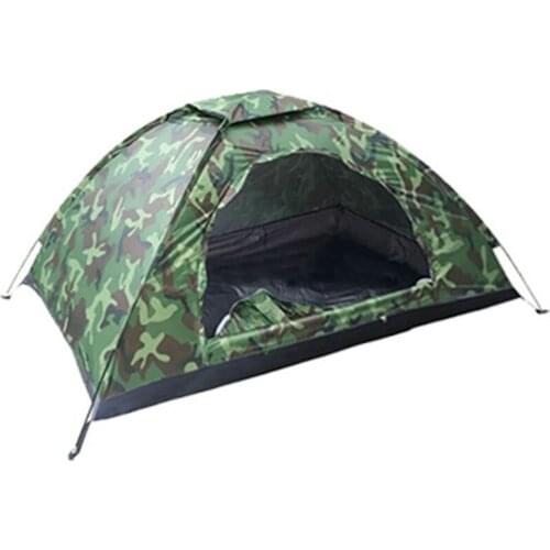 NEW ARRIVAL-1 Person Portable Outdoor Camping Tent Outdoor Hiking Travel Camouflage Camping Napping Tent