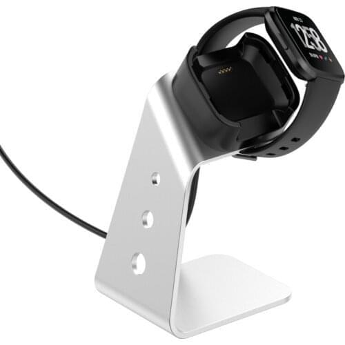 Portable Charging Dock Station Charge Base Stand Holder Cradle with USB Cable for Fitbit Versa 2/2 SE Smart Watch Accessories