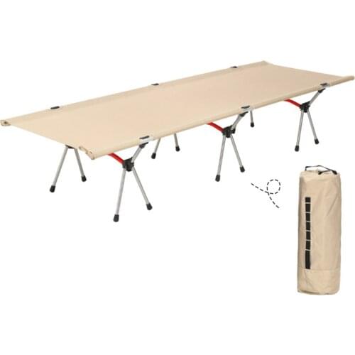 Outdoor Cot Camping Sleeping Bed Portable Folding Camping Cot Sleeping Bed for Picnic Hiking Backpacking