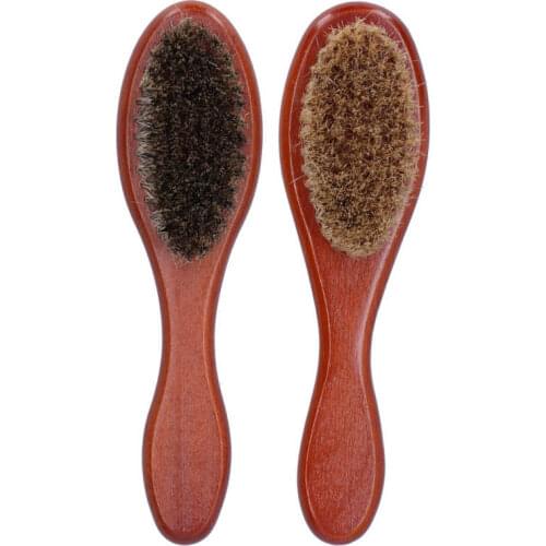 Neck Face Hair Remover Brush Barber Shop Beard Hair Sweeping Cleaning Oil Natural Bristles Head Brush